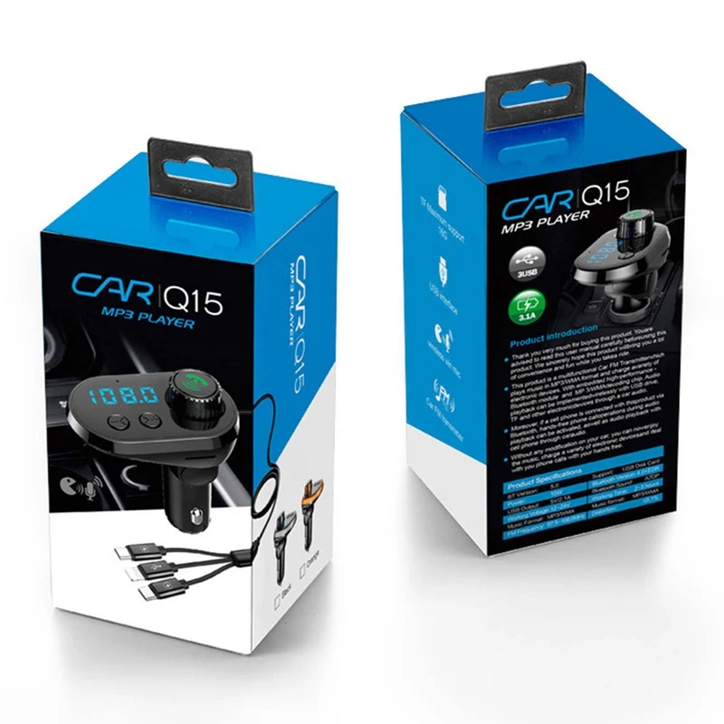 For Car Motorcycle Multifunctional Car Wireless Phone Bluetooth FM Transmitte Radio MP3 Music Player Adapter 3 In 1 USB
For Car Motorcycle Multifunctional Car Wireless Phone Bluetooth FM Transmitte Radio MP3 Music Player Adapter 3 In 1 USB