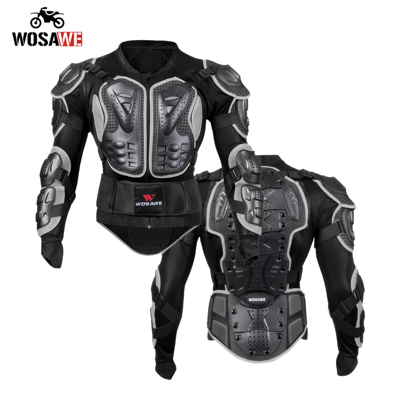 WOSAWE Men Motorcycle Jacket Armor Moto Full Body Protective Armor Motocross Armor Hip Guard Chest Back Protector Armor
WOSAWE Men Motorcycle Jacket Armor Moto Full Body Protective Armor Motocross Armor Hip Guard Chest Back Protector Armor