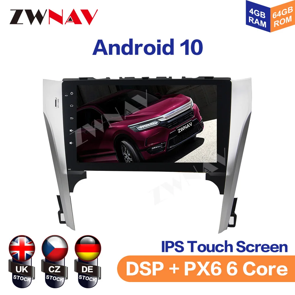 Android 10 Car Head Uint GPS Navigation For Toyota Camry 2014 2015 Auto Stereo Radio Palyer Multimedia Player Screen No DVD CD
Android 10 Car Head Uint GPS Navigation For Toyota Camry 2014 2015 Auto Stereo Radio Palyer Multimedia Player Screen No DVD CD