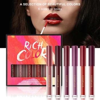 6Colors Lipstick Set Matte Lip Gloss Set Long-lasting Non-greasy Moisturizing Lips Makeup
6Colors Lipstick Set Matte Lip Gloss Set Long-lasting Non-greasy Moisturizing Lips Makeup