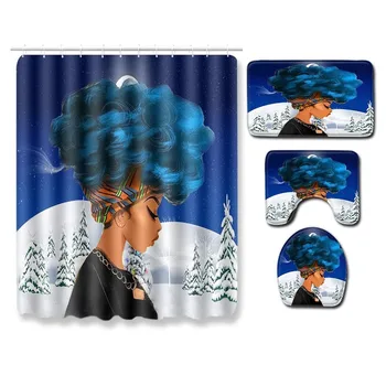 African Women's Christmas Creative Shower Curtain European and American Cross-Border Supply Wholesale Graphic
African Women's Christmas Creative Shower Curtain European and American Cross-Border Supply Wholesale Graphic
