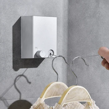 Creative Punch-free Telescopic Clothesline Stainless String Invisible Retractable Clothes Dryer Hanger Hanging Clothes Line DA
Creative Punch-free Telescopic Clothesline Stainless String Invisible Retractable Clothes Dryer Hanger Hanging Clothes Line DA