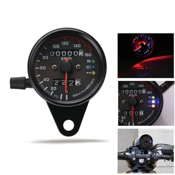 Universal Motorcycle Speedometer Odometer 12V Motorcycle Dual Speed Meter with LED Indicator Speedometer Motorcycle 
Universal Motorcycle Speedometer Odometer 12V Motorcycle Dual Speed Meter with LED Indicator Speedometer Motorcycle