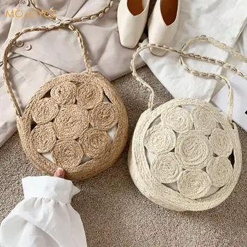 2020 Bohemia style bags Women Straw Bag Retro Rattan Handbag Woven Summer Beach Shoulder Bags Round Tote
2020 Bohemia style bags Women Straw Bag Retro Rattan Handbag Woven Summer Beach Shoulder Bags Round Tote