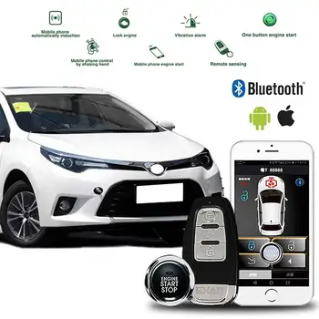PKE Car start stop engine system with passpad Keyless Entry Start Alarm System Push Button Remote controller 12v autostart
PKE Car start stop engine system with passpad Keyless Entry Start Alarm System Push Button Remote controller 12v autostart