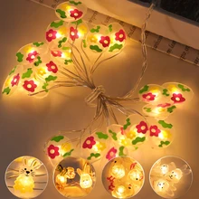 2m Easter Eggs String Lights garland Rabbit Light Colorful Eggs Chicks Fairy Light Happy Easter Day Decor For Home 2022 kid Gift
2m Easter Eggs String Lights garland Rabbit Light Colorful Eggs Chicks Fairy Light Happy Easter Day Decor For Home 2022 kid Gift