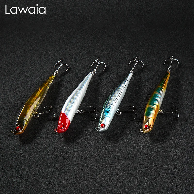 Lawaia Fishing Lures 8cm / 6.5g Dive Deep 1m Submersible Pencil Road Sub-Bait Fresh Water Trembling Swimbait Eyes For Crankbaits
Lawaia Fishing Lures 8cm / 6.5g Dive Deep 1m Submersible Pencil Road Sub-Bait Fresh Water Trembling Swimbait Eyes For Crankbaits