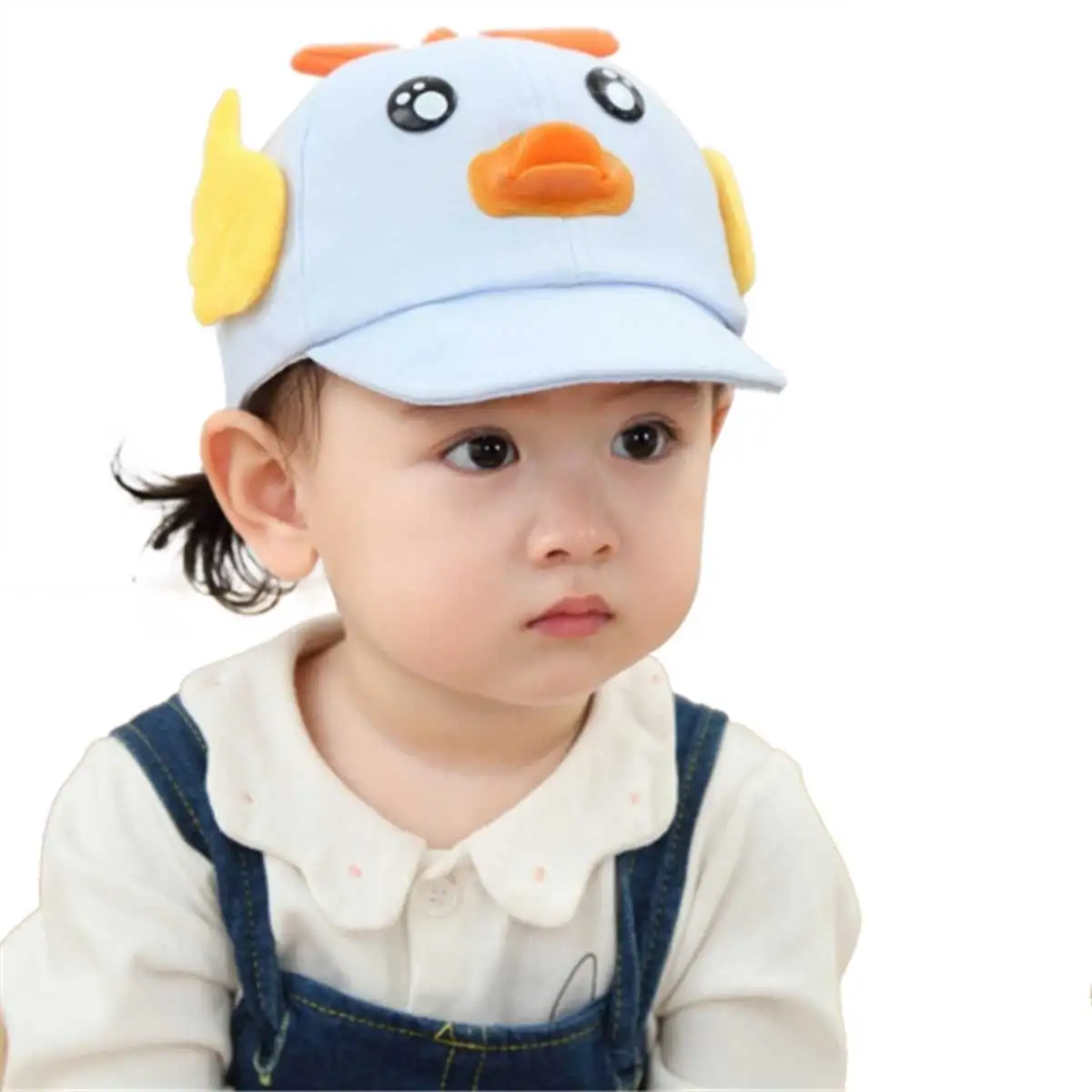 Newborn Baby Baseball Cap Soft Adjustable Sun Protection Trucker Hat with 3D Duck Design for Spring Summer
Newborn Baby Baseball Cap Soft Adjustable Sun Protection Trucker Hat with 3D Duck Design for Spring Summer