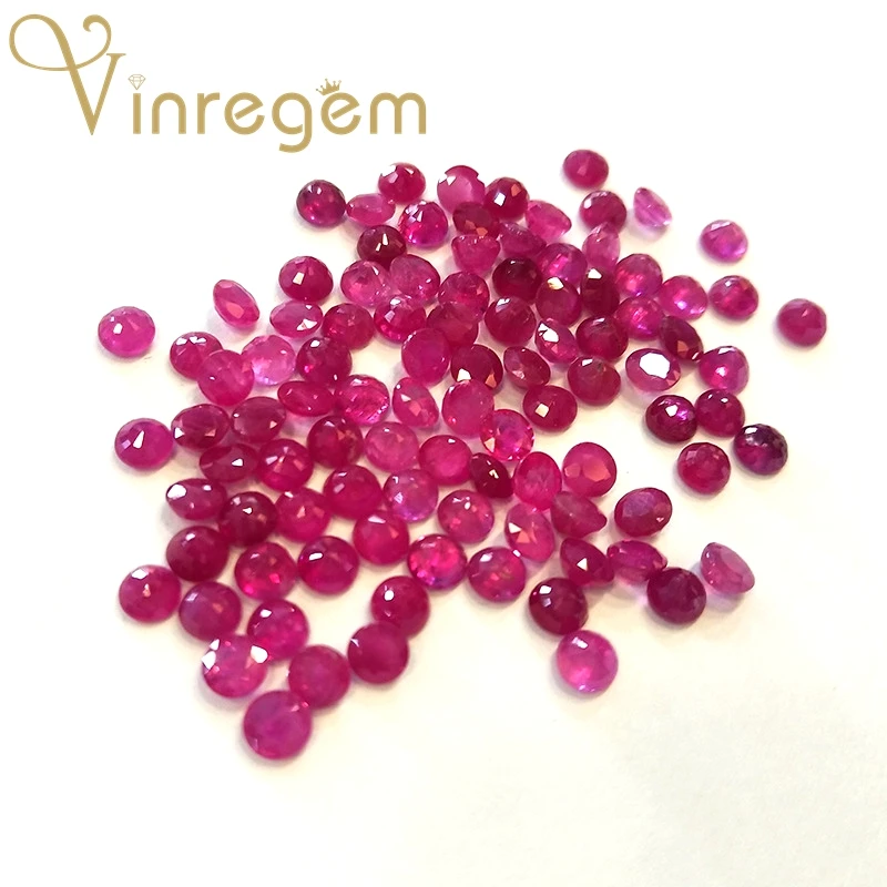 Vinregem Top Quality Natural Round Cut 1.75MM Unheated Burma Ruby Loose Gemstone DIY Stones Fine Jewelry Wholesale Lots Bulk
Vinregem Top Quality Natural Round Cut 1.75MM Unheated Burma Ruby Loose Gemstone DIY Stones Fine Jewelry Wholesale Lots Bulk