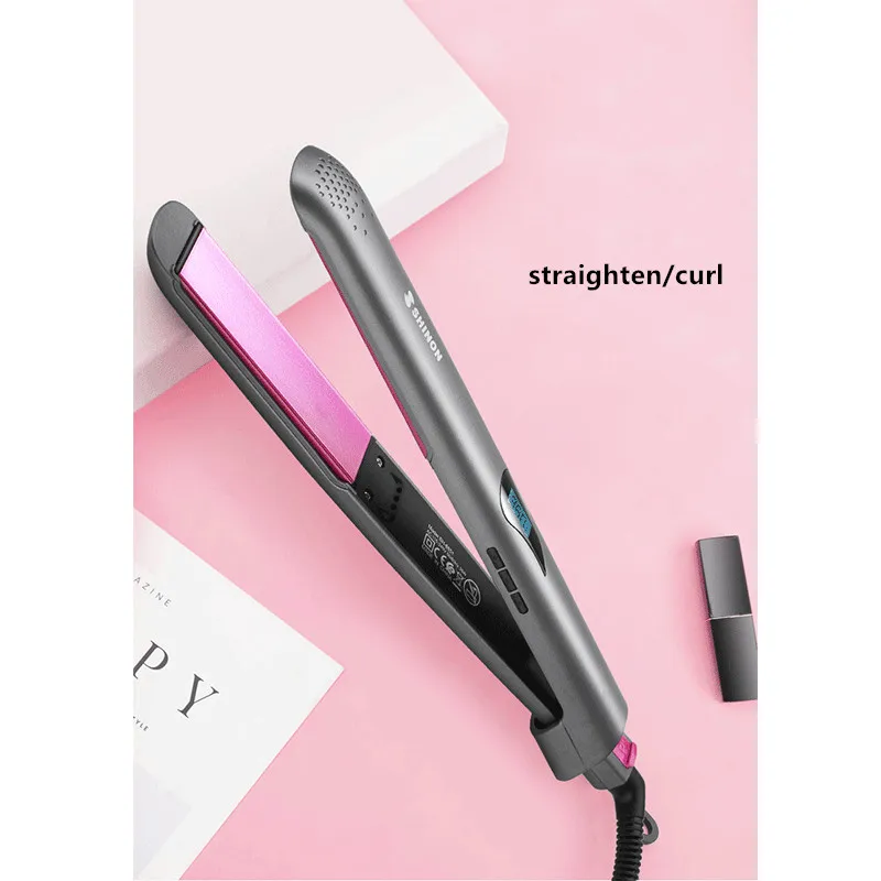 Hair straightener 580F to 950F temperature dry and wet 2 with curling iron EU standard plug LED heat display hairdressing tools
Hair straightener 580F to 950F temperature dry and wet 2 with curling iron EU standard plug LED heat display hairdressing tools