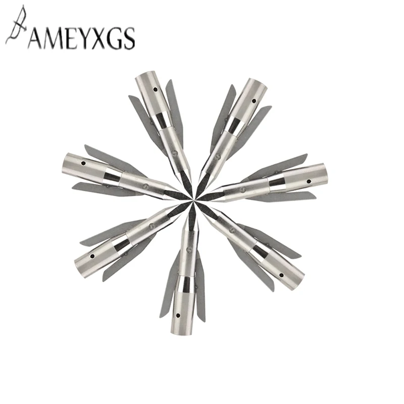 10pcs Archery Arrowhead 288 Grain Broadheads ID 8MM OD 10MM For Compound Recurve Bow Hunting Shooting Accessories
10pcs Archery Arrowhead 288 Grain Broadheads ID 8MM OD 10MM For Compound Recurve Bow Hunting Shooting Accessories