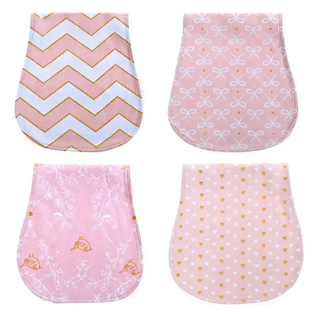 100% organic cotton bibs baby burp cloths for newborns soft and