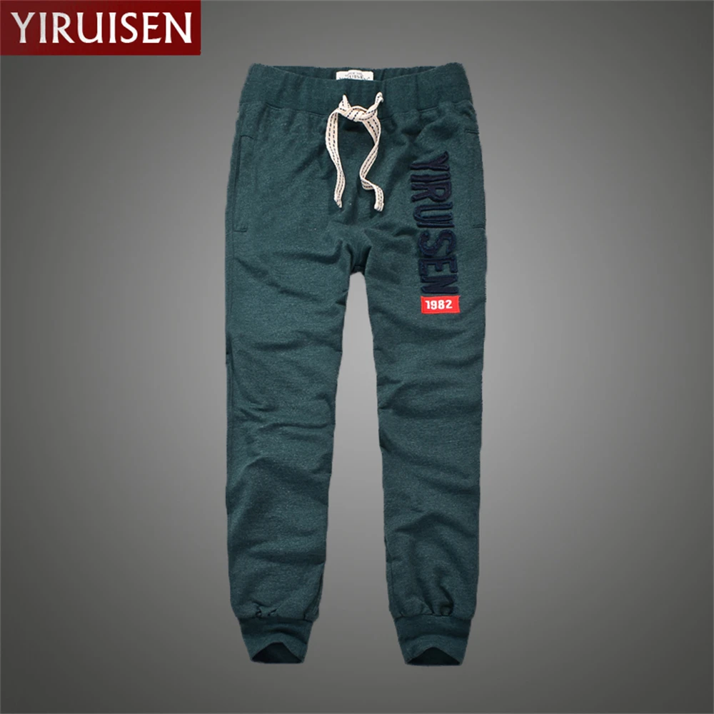 2021 YIRUISEN Модные осенние винтажные 100% хлопковые длинные спортивные брюки с