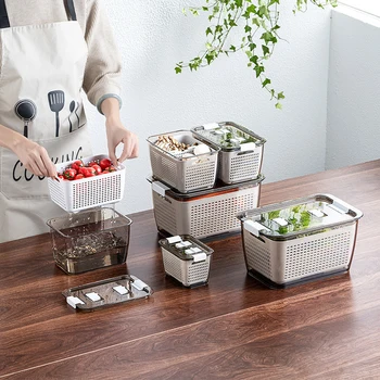 Drip Basket Storage Containers Fridge Drip Basket Produce Saver Refrigerator Storage Basket Set Fresh Vegetable Fruit
Drip Basket Storage Containers Fridge Drip Basket Produce Saver Refrigerator Storage Basket Set Fresh Vegetable Fruit