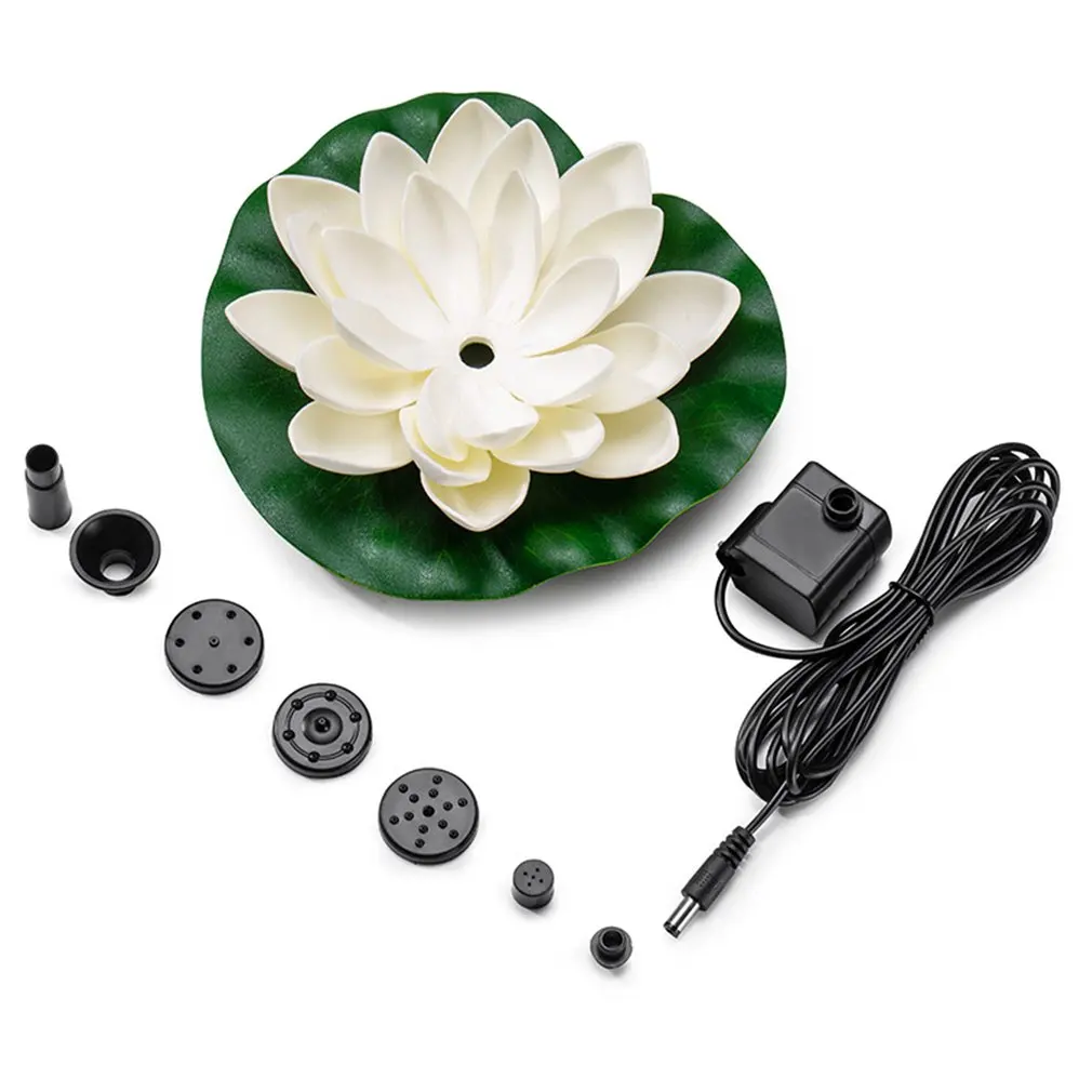 Solar Lotus Fountain Lotus Flower Fountain Pump Garden Fountain Pond Solar Fountain Water Pump for The Pond Garden Decoration
Solar Lotus Fountain Lotus Flower Fountain Pump Garden Fountain Pond Solar Fountain Water Pump for The Pond Garden Decoration