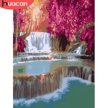 HUACAN Coloring By Number Waterfall Drawing On Canvas HandPainted Art Gift DIY Pictures By Number Kits Home Decoration
HUACAN Coloring By Number Waterfall Drawing On Canvas HandPainted Art Gift DIY Pictures By Number Kits Home Decoration