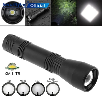Super Bright XML T6 LED Flashlight Aluminum Alloy Waterproof Zoomable lighting 1000 Lumens Lights for Camping / Fishing
Super Bright XML T6 LED Flashlight Aluminum Alloy Waterproof Zoomable lighting 1000 Lumens Lights for Camping / Fishing
