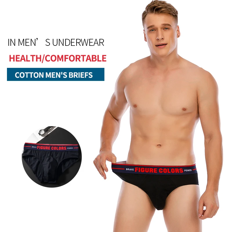 FC Men's panties Men's briefs Fashion Casual cotton Sexy Briefs Breathable Comfortable Underwear solid color male underpants
FC Men's panties Men's briefs Fashion Casual cotton Sexy Briefs Breathable Comfortable Underwear solid color male underpants
