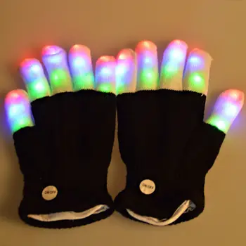 Christmas Light-Up Toys Halloween LED Rave Flashing Glove Glow 7 Mode Light Up Finger Tip Lighting Pair VD Glow Party Supplies
Christmas Light-Up Toys Halloween LED Rave Flashing Glove Glow 7 Mode Light Up Finger Tip Lighting Pair VD Glow Party Supplies