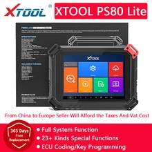 OBD2 Diagnostic Tool Professional XTOOL PS80 Lite Full System IMMO DPF TPMS Reset Automotive Scan Code Reader Free Update Online
OBD2 Diagnostic Tool Professional XTOOL PS80 Lite Full System IMMO DPF TPMS Reset Automotive Scan Code Reader Free Update Online
