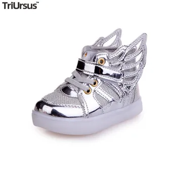 Children Light Up Led Shoes 2020 Triursus Kids Toddler Flashing Ligh Safety Shoes For Boys Girls Wings Glitter Girls Sport Shoes
Children Light Up Led Shoes 2020 Triursus Kids Toddler Flashing Ligh Safety Shoes For Boys Girls Wings Glitter Girls Sport Shoes