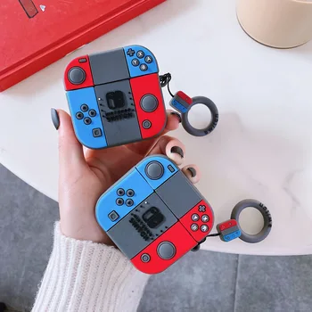 New Switch Game controller Keychain Nintendo Switch Apple AirPods 1/2 Bluetooth headset protector Keyring Rubber PVC Keychains
New Switch Game controller Keychain Nintendo Switch Apple AirPods 1/2 Bluetooth headset protector Keyring Rubber PVC Keychains