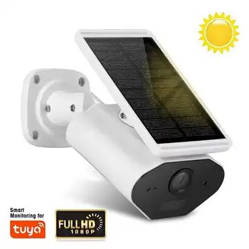 1080P WiFi Camera PIR Solar Powered HD IR Night Viewing Waterproof Smart Monitoring for TUYA Security Camera
1080P WiFi Camera PIR Solar Powered HD IR Night Viewing Waterproof Smart Monitoring for TUYA Security Camera
