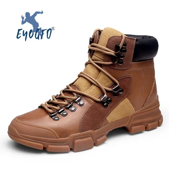 Men High Top Hiking Shoes 2020 Durable Waterproof Anti-Slip Outdoor Climbing Trekking Shoes Military Tactical Boots Sport Shoes
Men High Top Hiking Shoes 2020 Durable Waterproof Anti-Slip Outdoor Climbing Trekking Shoes Military Tactical Boots Sport Shoes