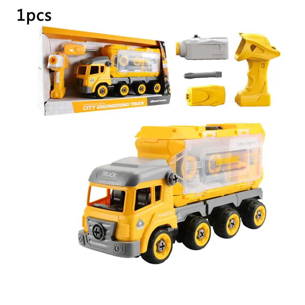 Children'S Disassembly Engineering Car Electric Drill Screw Group Assembly 2.4G Remote Control Driving Diy Car Model
Children'S Disassembly Engineering Car Electric Drill Screw Group Assembly 2.4G Remote Control Driving Diy Car Model