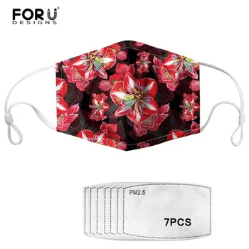 FORUDESIGNS Anti Dust Mask Activated Carbon 7 Filter Windproof Tropical Flower/Leave Print Adult Mask Face Reusable Mouth Masks
FORUDESIGNS Anti Dust Mask Activated Carbon 7 Filter Windproof Tropical Flower/Leave Print Adult Mask Face Reusable Mouth Masks