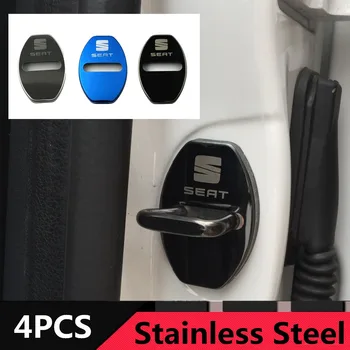 car styling Fit For Seat FR leon ibiza Altea Alhambra Accessories Stainless Steel Sticker Car-Styling Door lock Cover 4pcs/lot
car styling Fit For Seat FR leon ibiza Altea Alhambra Accessories Stainless Steel Sticker Car-Styling Door lock Cover 4pcs/lot