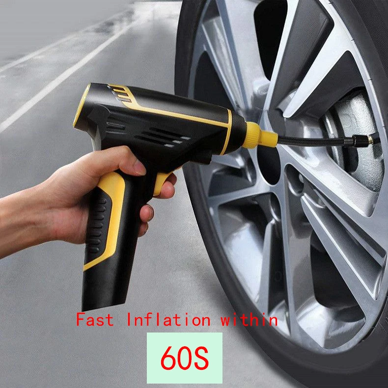 Portable Handled Digital Air Compressor Pump USB Rechargable Car Air Compressor Hot
Portable Handled Digital Air Compressor Pump USB Rechargable Car Air Compressor Hot