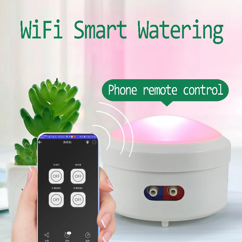 2020 WIFI Control Plant Drip Irrigation System Garden Automatic Watering Device Pots Auto Fill Light Machine Water Pump Timed
2020 WIFI Control Plant Drip Irrigation System Garden Automatic Watering Device Pots Auto Fill Light Machine Water Pump Timed