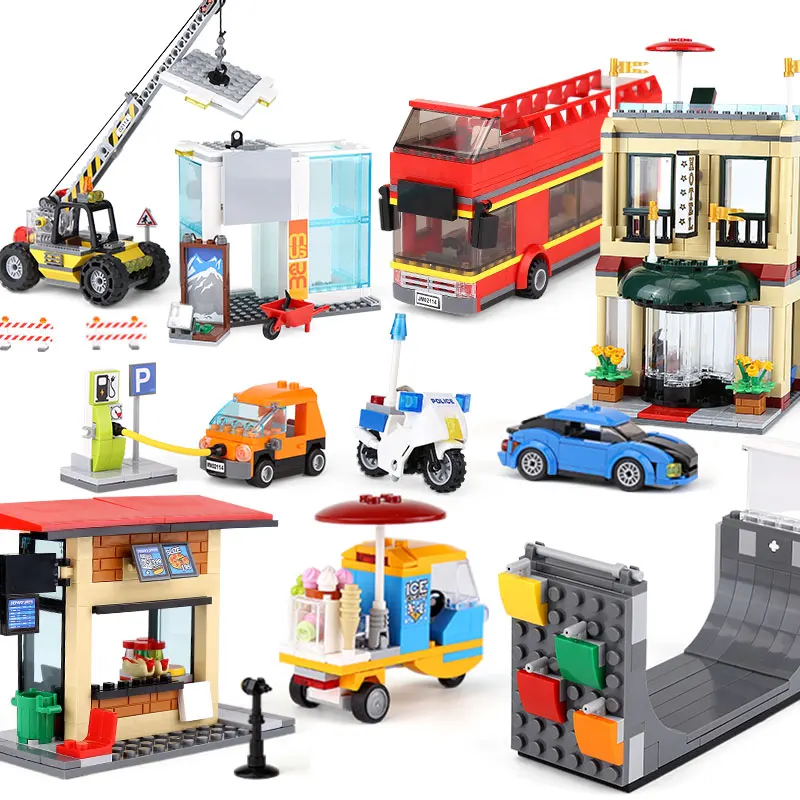 1356PCS 60200 Capital City Central Square bus car Convenience store house model building blocks children toys Christmas 02114
1356PCS 60200 Capital City Central Square bus car Convenience store house model building blocks children toys Christmas 02114