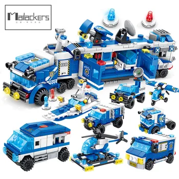 Mailackers City Police Station 12 in 1 SWAT Car Building Blocks Technic Truck Plane Boat Military Bricks DIY Toys for Boys Gifts
Mailackers City Police Station 12 in 1 SWAT Car Building Blocks Technic Truck Plane Boat Military Bricks DIY Toys for Boys Gifts