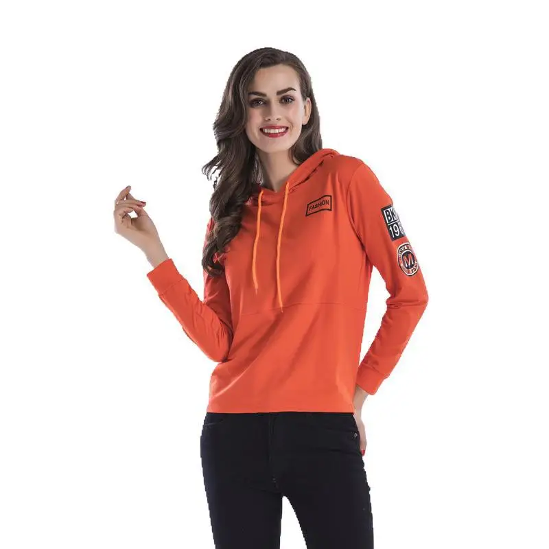 2019 Autumn Winter Women's Long Sleeve Solid Color Letter Print Hoodies Slim Short Sweatshirt Women's Casual Pullover Tops
2019 Autumn Winter Women's Long Sleeve Solid Color Letter Print Hoodies Slim Short Sweatshirt Women's Casual Pullover Tops