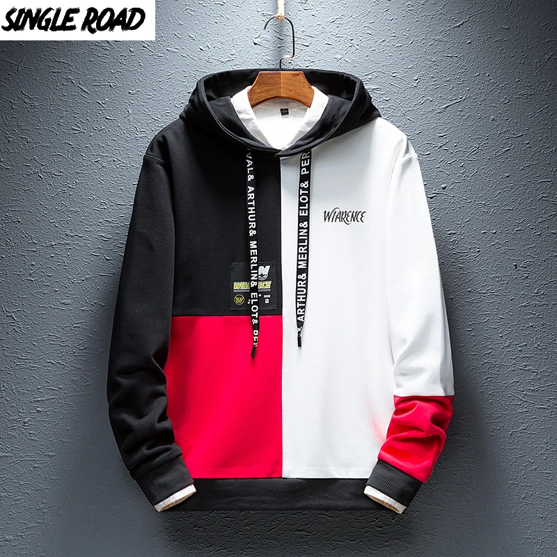 SingleRoad Men's Hoodies Men 2019 Autumn Hip Hop Japanese Streetwear Harajuku Colorblock Patchwork Hoodie Men Sweatshirt Male
SingleRoad Men's Hoodies Men 2019 Autumn Hip Hop Japanese Streetwear Harajuku Colorblock Patchwork Hoodie Men Sweatshirt Male