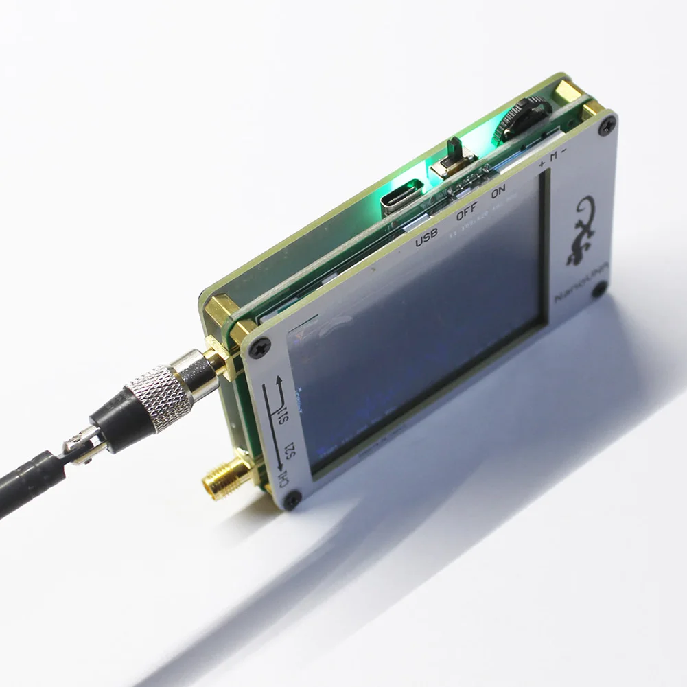 for NanoVNA Vector Network Analyzer 50KHz-900MHz 2.8 inch Digital LCD Display HF VHF UHF Antenna Foot Measurement Wave Analyzer