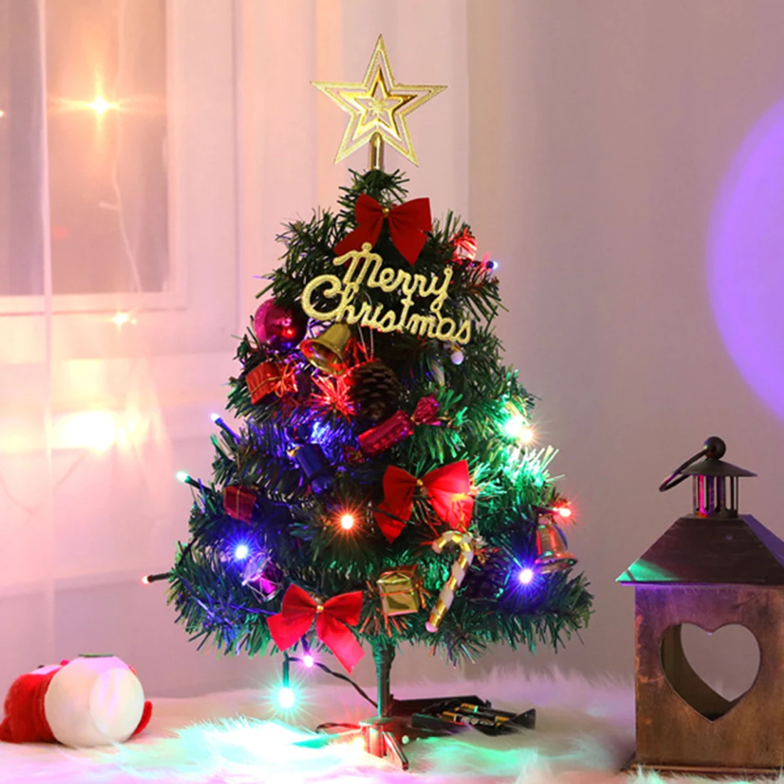 30/50cm Mini Artificial Desktop Christmas Tree Set with Multicolor Led Lights Home Garden Decor Party Festival Supplies
30/50cm Mini Artificial Desktop Christmas Tree Set with Multicolor Led Lights Home Garden Decor Party Festival Supplies