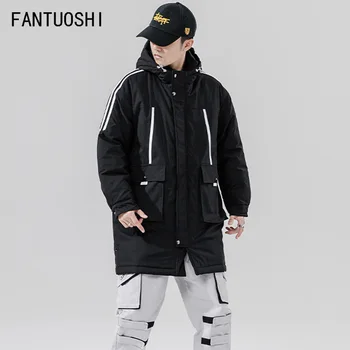 Men's Winter Jacket 2019 New Hooded Slim Casual Parker Coat Thicken Warm Large Size Jacket High Quality Men's Clothing Black 5XL 
Men's Winter Jacket 2019 New Hooded Slim Casual Parker Coat Thicken Warm Large Size Jacket High Quality Men's Clothing Black 5XL