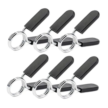 TOP!-6 Pcs Barbell Spring Clip 30mm Exercise Collars Barbell Clip Clamps for Bar Dumbbells Gym Fitness Training
TOP!-6 Pcs Barbell Spring Clip 30mm Exercise Collars Barbell Clip Clamps for Bar Dumbbells Gym Fitness Training