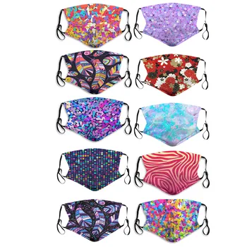 10 Pc Women Double Layers Dustproof Printed Mouth Masks Outdoor Windproof Washable And Reusable Earloop Protective Mask
10 Pc Women Double Layers Dustproof Printed Mouth Masks Outdoor Windproof Washable And Reusable Earloop Protective Mask
