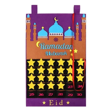Eid Mubarak Hanging Felt Advent Calendar 30Days Ramadan Decor Countdown Calendar for Kids Gifts Ramadan Party Supplies
Eid Mubarak Hanging Felt Advent Calendar 30Days Ramadan Decor Countdown Calendar for Kids Gifts Ramadan Party Supplies