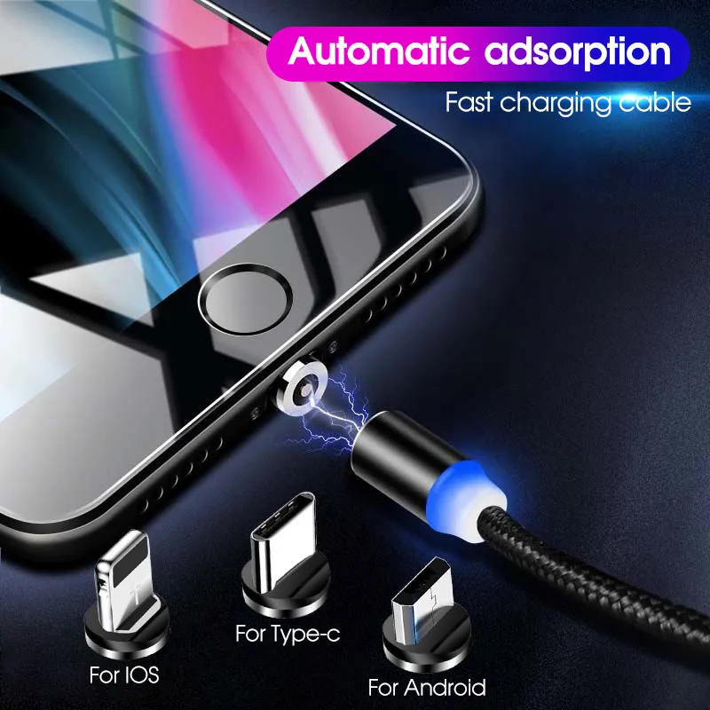 For iPhone Android Magnetic Fast Charging USB Type C Cable Magnet Charger For iOS Charge Micro USB Cable Mobile Phone Cable Cord
For iPhone Android Magnetic Fast Charging USB Type C Cable Magnet Charger For iOS Charge Micro USB Cable Mobile Phone Cable Cord
