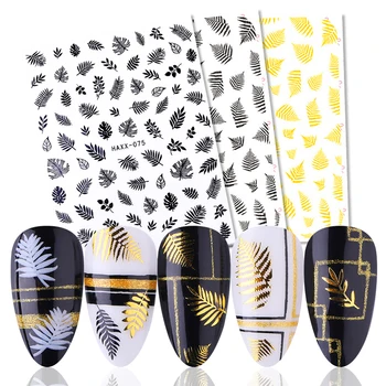 1PC Marple Leaves Nail Art 3D Stickers Autumn Balck /Gold Adhesive 3D Sliders Sticker Manicuring DIY Decorations Tips Design
1PC Marple Leaves Nail Art 3D Stickers Autumn Balck /Gold Adhesive 3D Sliders Sticker Manicuring DIY Decorations Tips Design