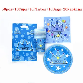 50/80pcs Blue Prince Crown Theme Party Napkins Bags Birthday Party Decoration Kids Disposable Tableware Cups Plates Baby Shower 
50/80pcs Blue Prince Crown Theme Party Napkins Bags Birthday Party Decoration Kids Disposable Tableware Cups Plates Baby Shower