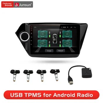 Junsun Tire Pressure Monitoring Alarm System navigation TPMS Android With 4 Internal Sensors for Car Radio DVD Player
Junsun Tire Pressure Monitoring Alarm System navigation TPMS Android With 4 Internal Sensors for Car Radio DVD Player