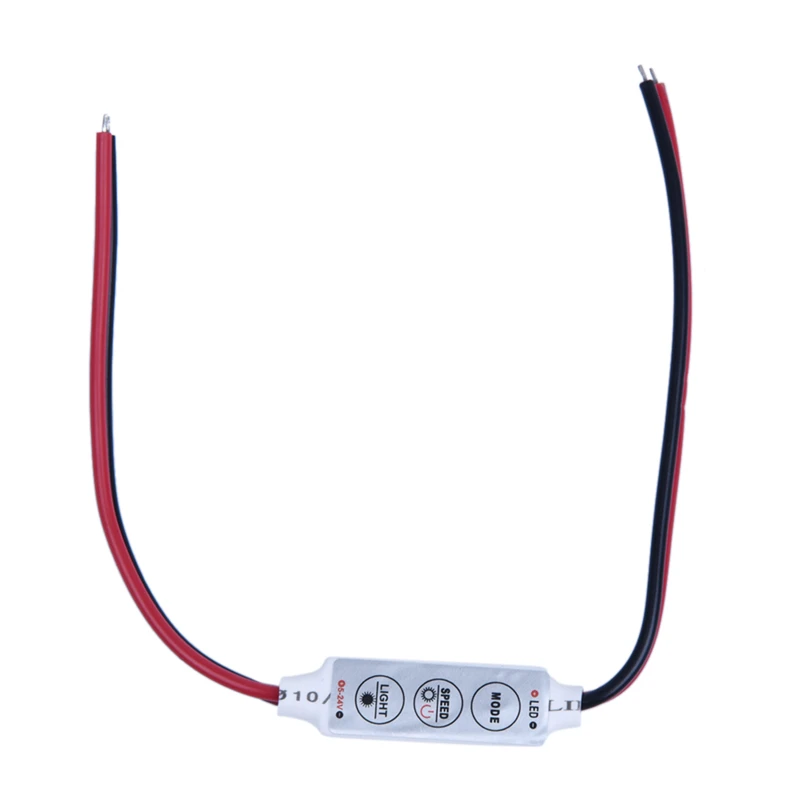 Mini 3 keys Controller Dimmer for 3528 5050 LED Single Color Strip Light DC 12V 144W
Mini 3 keys Controller Dimmer for 3528 5050 LED Single Color Strip Light DC 12V 144W