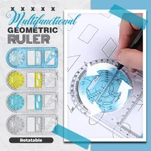 Multifunctional Geometric Ruler Geometric Drawing Template Measuring Tool For School Office Architecture Supply линейка школьная
Multifunctional Geometric Ruler Geometric Drawing Template Measuring Tool For School Office Architecture Supply линейка школьная