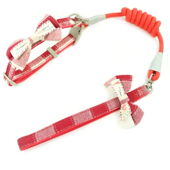 Pet Dog Leash Collar Adjustable Plaid Bow Collar Leash Set For Small Medium Dogs Nylon Durable Training Pet Supplies S-M
Pet Dog Leash Collar Adjustable Plaid Bow Collar Leash Set For Small Medium Dogs Nylon Durable Training Pet Supplies S-M